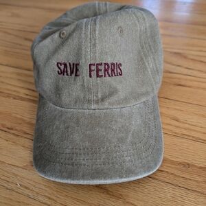 Save Ferris hat with metal clasp